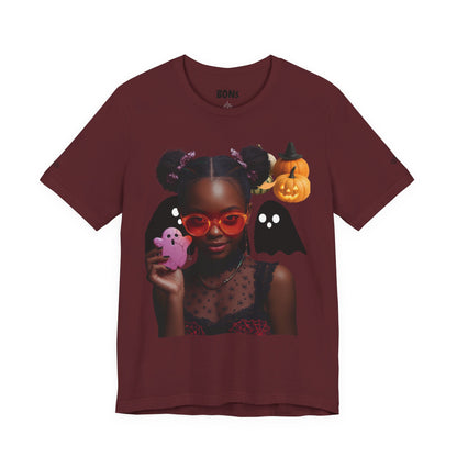 Spooky Chic Tee - Cute Halloween T-Shirt, Trendy Graphic Tee, Unisex Halloween Shirt, Party Apparel, Unique Gift Ideas