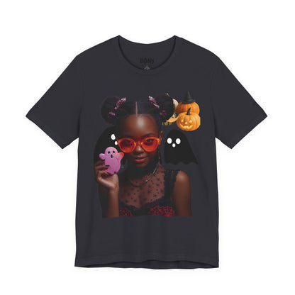 Spooky Chic Tee - Cute Halloween T-Shirt, Trendy Graphic Tee, Unisex Halloween Shirt, Party Apparel, Unique Gift Ideas