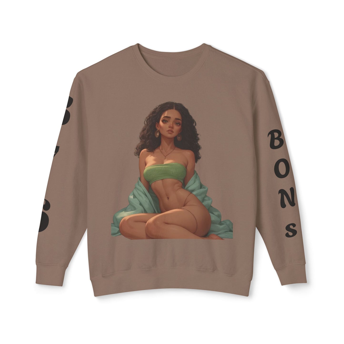 Bold Art Crewneck Sweatshirt for Creative Souls, Dancehall Vibe Apparel, Unique Gift for Artists, Comfortable Fashion Statement, [...]