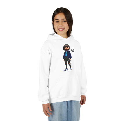 Youth Fashion Hoodie with Trendy Graphic, Cool Casual Wear for Kids, Gift for Birthday, Back-to-School, Everyday Style