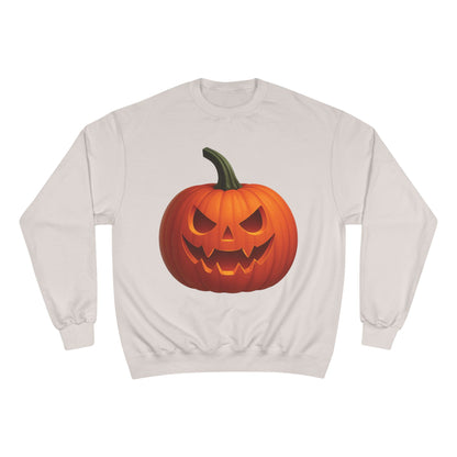 Halloween Pumpkin Champion Sweatshirt | Boo! Fall Fashion, Cozy Sweater, Spooky Season Gift, Autumn Apparel, Trick or Treat Style