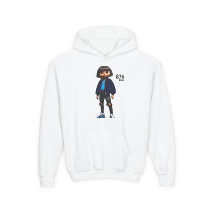 Youth Fashion Hoodie with Trendy Graphic, Cool Casual Wear for Kids, Gift for Birthday, Back-to-School, Everyday Style
