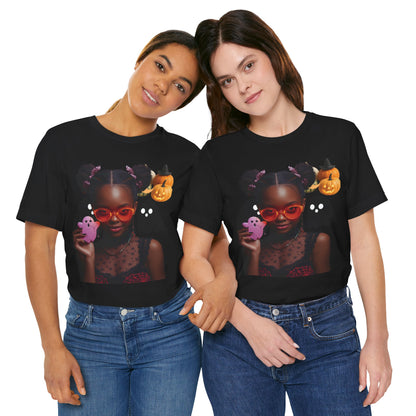 Spooky Chic Tee - Cute Halloween T-Shirt, Trendy Graphic Tee, Unisex Halloween Shirt, Party Apparel, Unique Gift Ideas