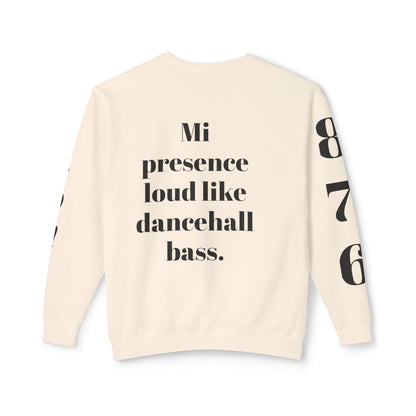 Bold Art Crewneck Sweatshirt for Creative Souls, Dancehall Vibe Apparel, Unique Gift for Artists, Comfortable Fashion Statement, [...]