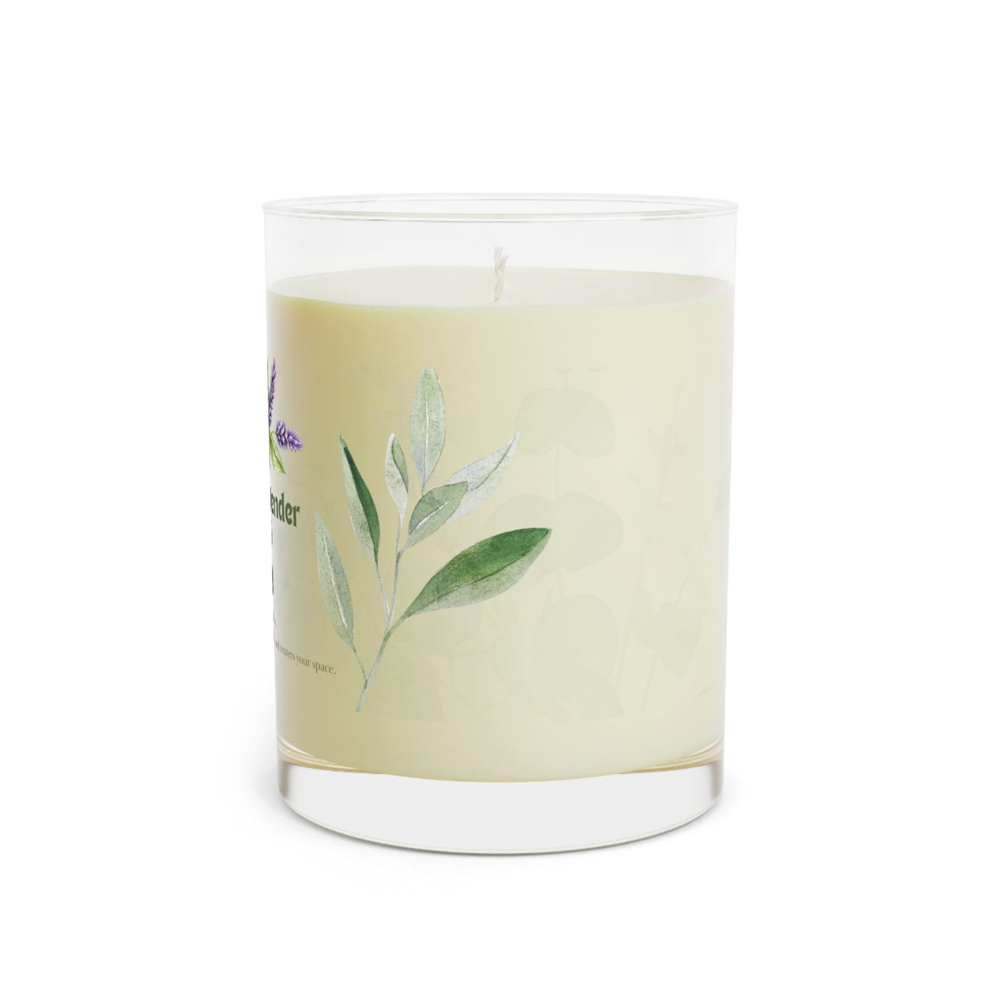 Minted Lavender & Sage Scented Candle, Relaxing Aromatherapy Candle, Eco-Friendly Home Decor, Gift for Her, Spa Day Essentials