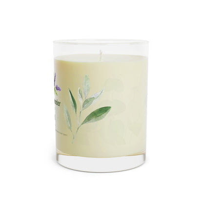 Minted Lavender & Sage Scented Candle, Relaxing Aromatherapy Candle, Eco-Friendly Home Decor, Gift for Her, Spa Day Essentials