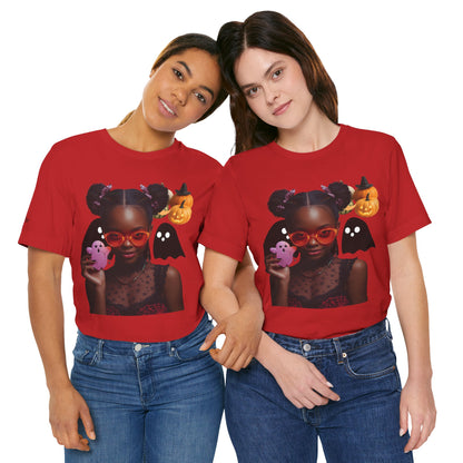 Spooky Chic Tee - Cute Halloween T-Shirt, Trendy Graphic Tee, Unisex Halloween Shirt, Party Apparel, Unique Gift Ideas