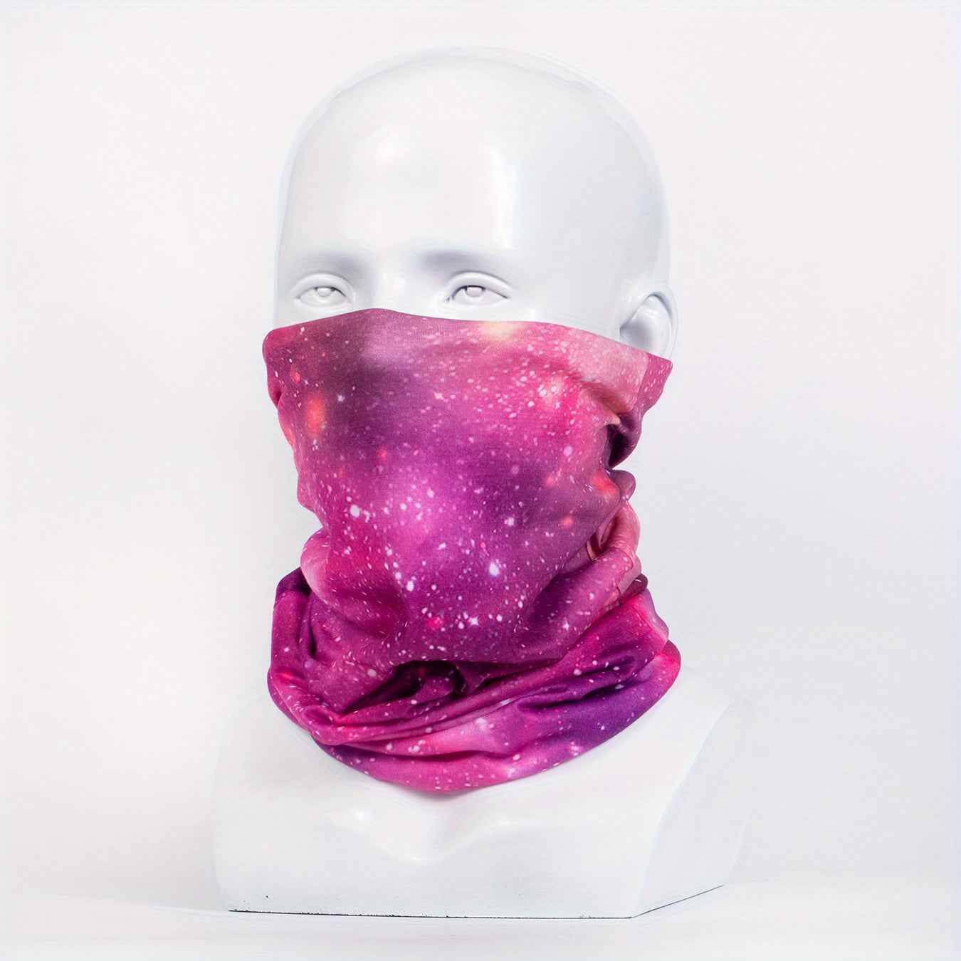 QUALICOS Sports Scarf - Versatile Neck Gaiter, Headband & Wristband with Galaxy & Starry Night Patterns, Unisex All-Season Outdoor Gear for Hiking, Cycling & Fitness - BON's