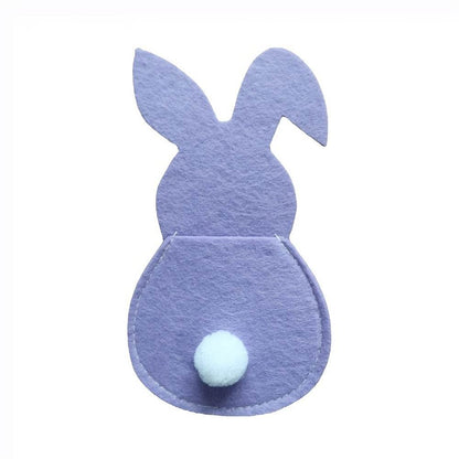4pcs Easter Bunny Cutlery Holder for Happy Easter Table Decorations and Tableware Accessories - BON's