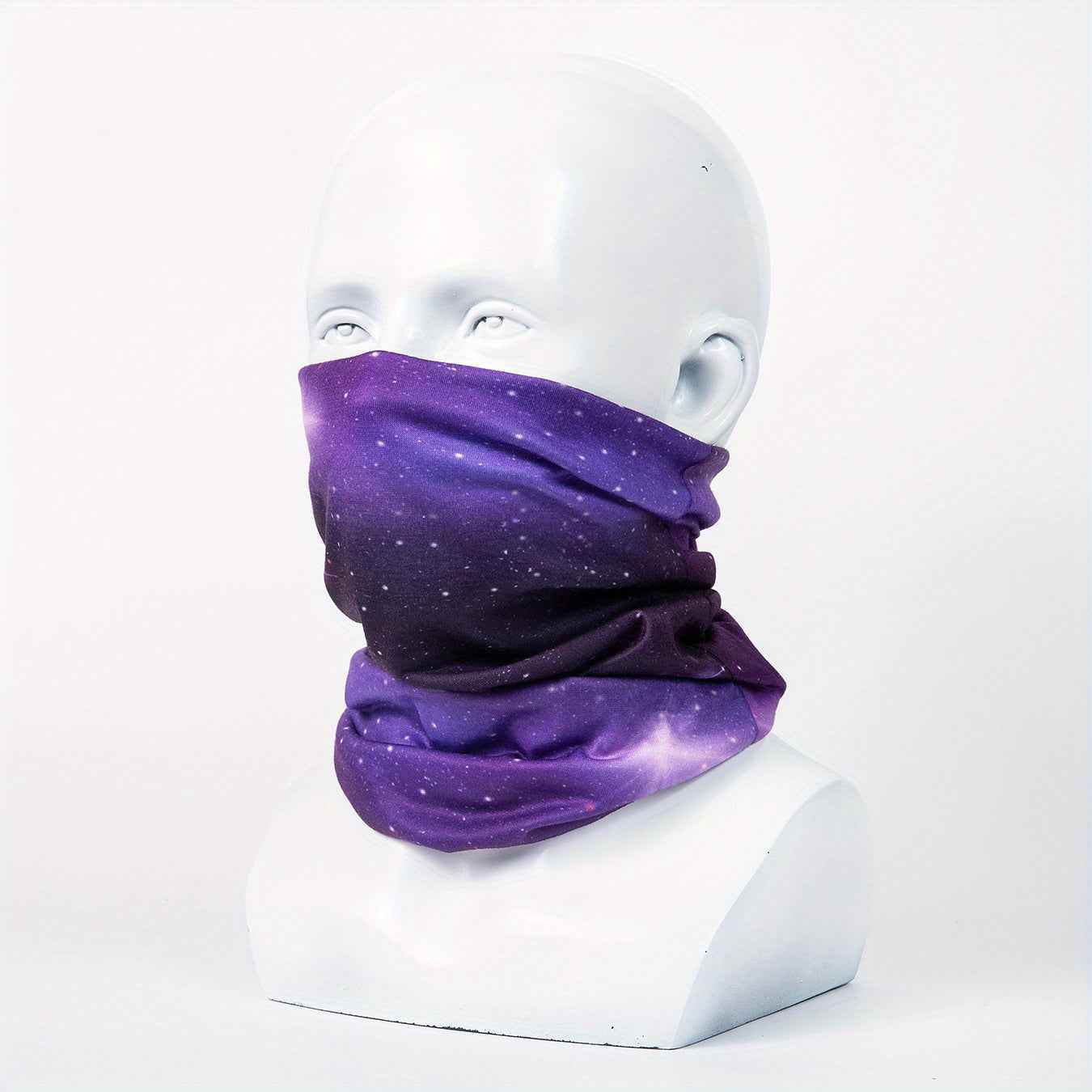 QUALICOS Sports Scarf - Versatile Neck Gaiter, Headband & Wristband with Galaxy & Starry Night Patterns, Unisex All-Season Outdoor Gear for Hiking, Cycling & Fitness - BON's