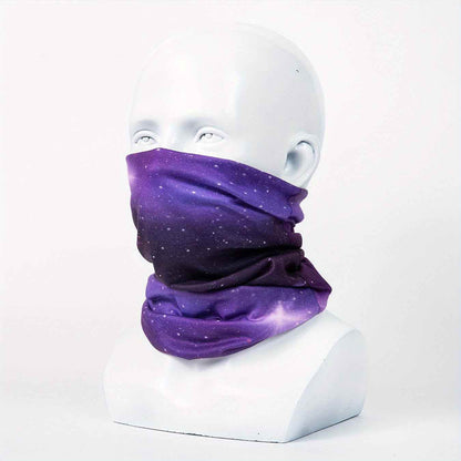 QUALICOS Sports Scarf - Versatile Neck Gaiter, Headband & Wristband with Galaxy & Starry Night Patterns, Unisex All-Season Outdoor Gear for Hiking, Cycling & Fitness - BON's