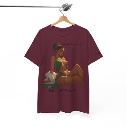 Vibrant Graphic Tee for Her, Fun Cotton Shirt, Funny Casual Wear, Unique Gift for Friends, Personal Style Statement