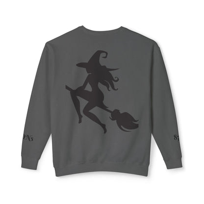 Witch Please Crewneck Sweatshirt, Women Halloween Apparel, Cozy Gift for Witches, Fall Fashion, Casual Wear, Spooky Season