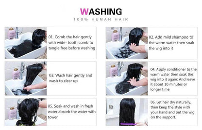 250 Density Deep Curly Wave Wig 30 Inch HD Lace Frontal 360 Full Lace Human Hair Wig - BON's