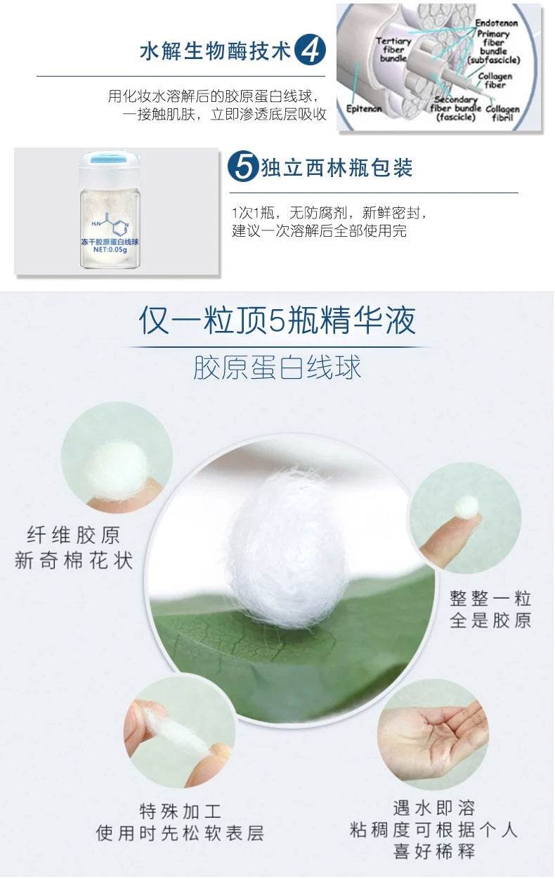 Korea Hydrolyzed Silk Protein Serum for Moisturizing, Hydration, and Lifting Fine Lines Essence SkinCare - BON's
