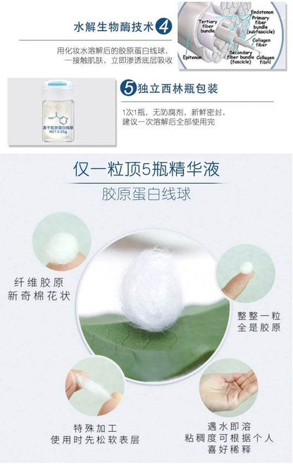 Korea Hydrolyzed Silk Protein Serum for Moisturizing, Hydration, and Lifting Fine Lines Essence SkinCare - BON's