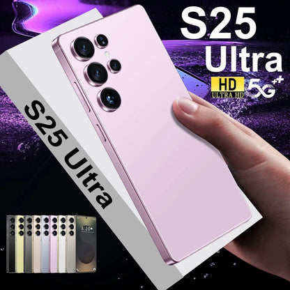 Best S25 Ultra Smartphone - New 5G S24 Original Phone 7.3 Inch 16GB+512GB Android Mobile - BON's