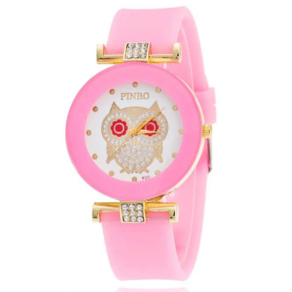 Simple Black/White Quartz Watches for Women - Minimalist Big Dial Fashion Watch with Silicone Strap - BON's