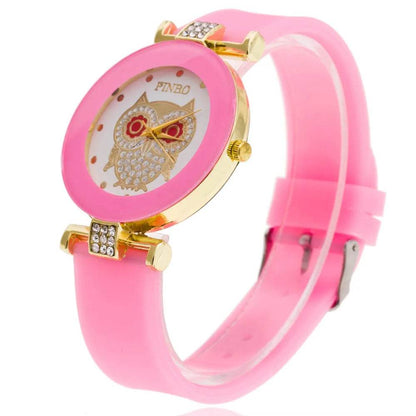 Simple Black/White Quartz Watches for Women - Minimalist Big Dial Fashion Watch with Silicone Strap - BON's