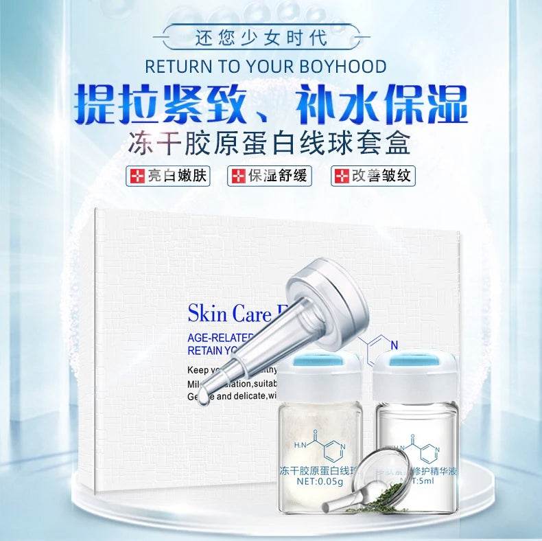Korea Hydrolyzed Silk Protein Serum for Moisturizing, Hydration, and Lifting Fine Lines Essence SkinCare - BON's