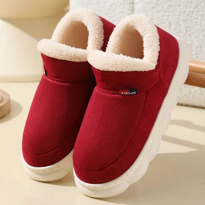 Kidmi Winter Women Shoes 2024 - Warm Outdoor Cotton Slippers and Plush Indoor Padded Footwear for Women - BON's