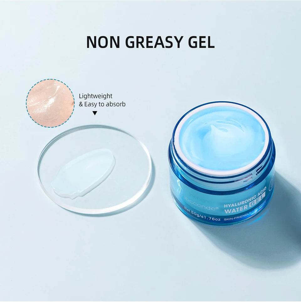 Hyaluronic Acid Moisturizer - Hydrating Water Gel Facial Cream for Dry Skin 50g - BON's