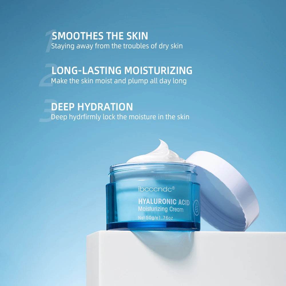 Hyaluronic Acid Moisturizer Gel Cream for Extra-Dry Skin Hydration and Nourishment - BON's