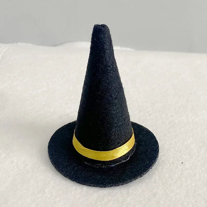 Mini Witch Hat Wine Bottle Pumpkin Decoration Formal Hat Halloween Decoration Little Man Sharp Corner Witch Hat Party Supplies