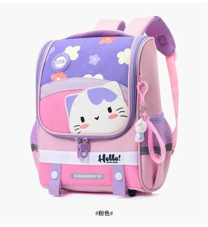 Kids Cartoon Backpack Large Waterproof Schoolbag - BON's