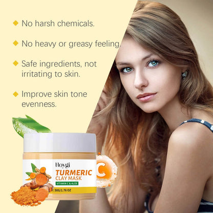 Turmeric Dark Spot Remover Exfoliating Cleansing Pads for Oil Control and Brightening Skin Care - BON's