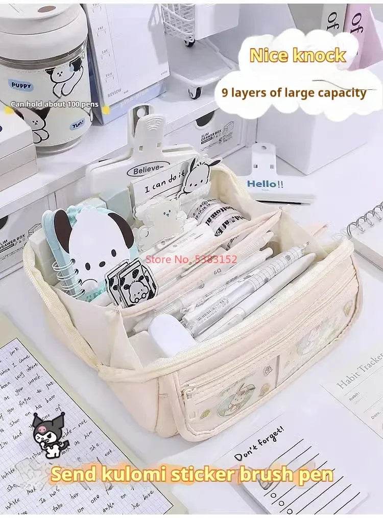 Kuromi Pencil Case - Large Capacity for Cartoon Lovers - BON's