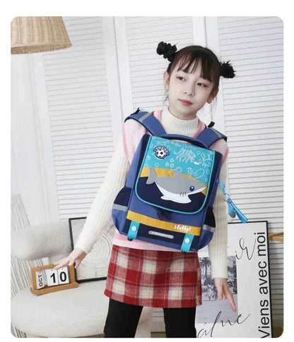 Kids Cartoon Backpack Large Waterproof Schoolbag - BON's