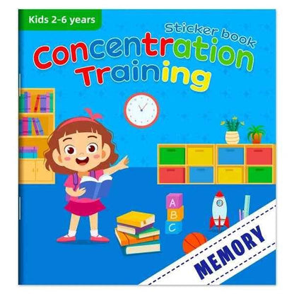 Kids Reusable Cartoon Stickers Books for Early Education Gift - BON's