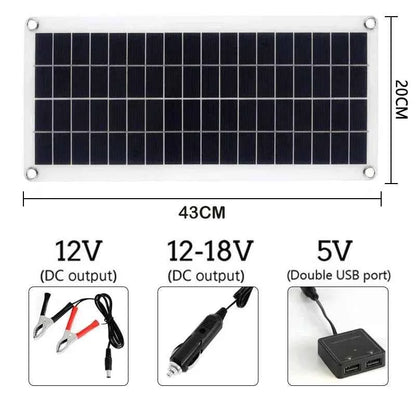 1000W Solar Panel 12V Solar Cell With 60A 100A Controller Solar Charge for Phone RV Car MP3 PAD Charger Outdoor Battery Supply