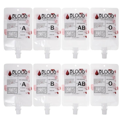 1Pcs Halloween Cosplay Drink Container Vampire Blood Pouch Props Zombie Beverage Drinks Bags Food Class PVC Water Bottle Decors
