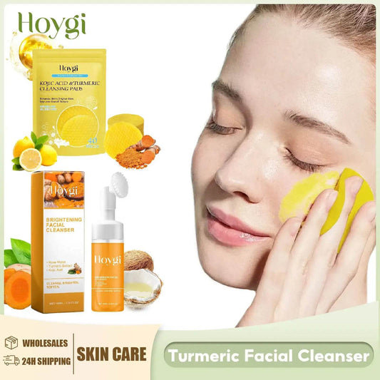 Turmeric Dark Spot Remover Exfoliating Cleansing Pads for Oil Control and Brightening Skin Care - BON's