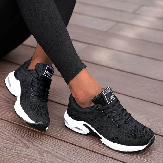 Women Platform Sneakers Shoes Mesh Breathable Running Shoes Chunky Summer Sports Tenis Shoes 2024 Luxury Vulcanize Shoes - BON's