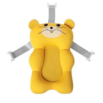 Baby Shower Bath Tub Pad Non-Slip Bathtub Seat Support Mat Newborn Safety Security Bath Support Cushion Foldable Soft Pillow
