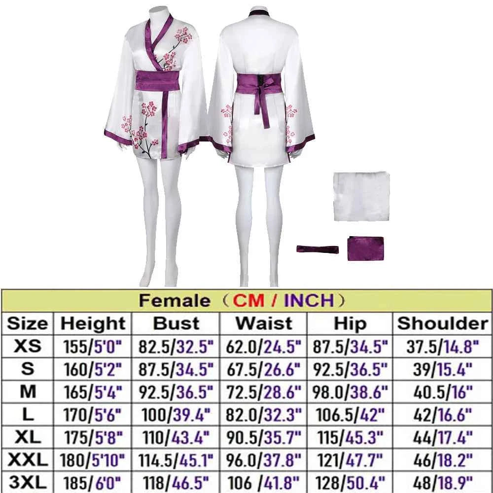 Anni-Frid Cosplay Kimono Agnetha Roleplay Retro Sleepwear Cloak Outfit Costume Halloween Party Fantasy Suit Bathrobe