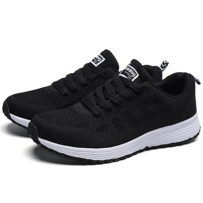 Women's Classic Sneakers - Casual Gym Sneakers for Women, White Vulcanize Shoes, Zapatillas Mujer - BON's