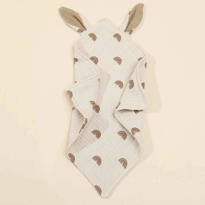 Newborn Baby Items Cotton Muslin Comforter Sleeping Dolls Blanket Soft Soothe Appease Towel for Baby Bibs Burp Cloths Infant