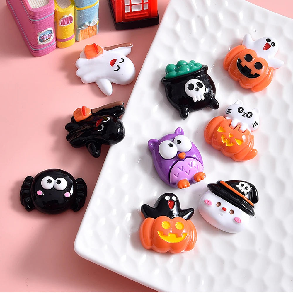 Pumpkin Ghost Mini Halloween Jewelry Mini Cartoon Cartoon Fashion Accessories For Wedding Hair Styling Holiday Events