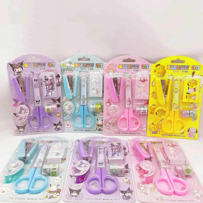 Kuromi Kitty Stationery Set - Fun and Functional Stapler Tape Collection - BON's
