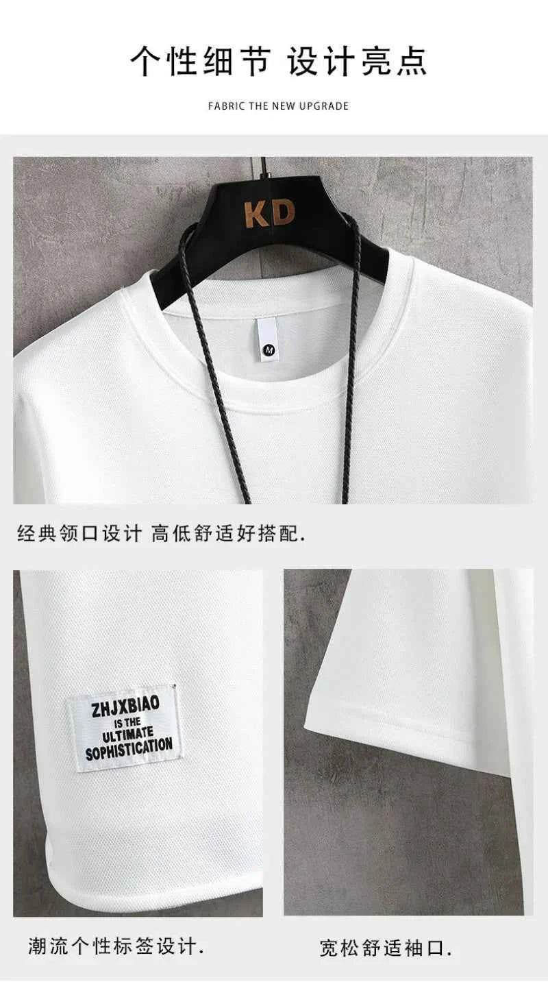 Men's Summer Waffle Knit Set for 2025 - Comfortable and Stylish Short Set - BON's