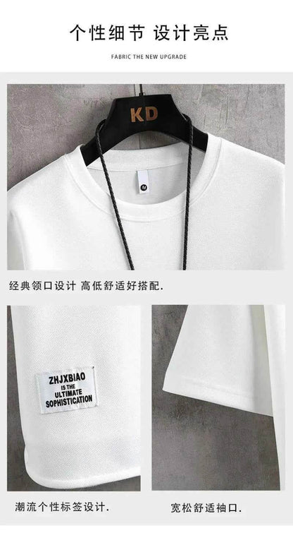 Men's Summer Waffle Knit Set for 2025 - Comfortable and Stylish Short Set - BON's