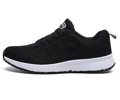 Women's Classic Sneakers - Casual Gym Sneakers for Women, White Vulcanize Shoes, Zapatillas Mujer - BON's