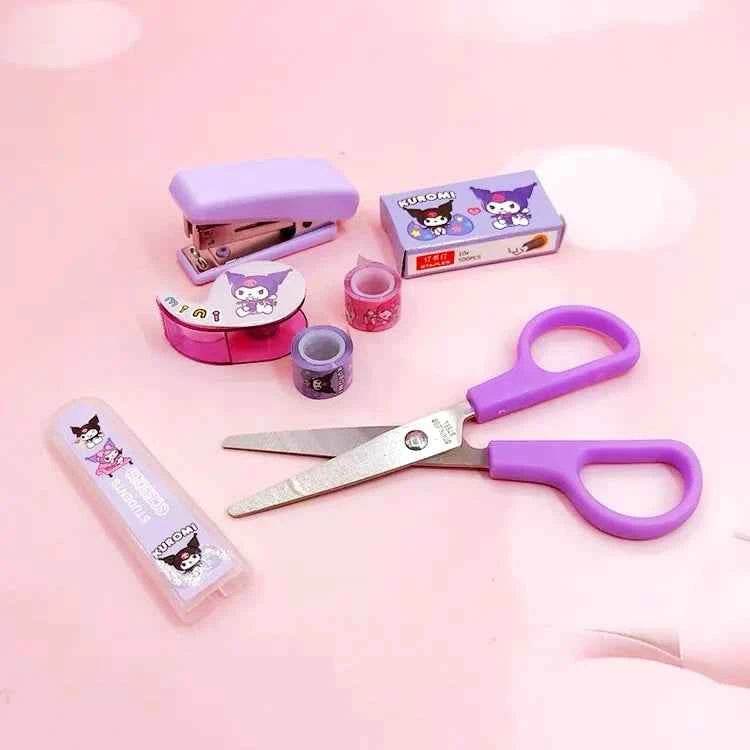 Kuromi Kitty Stationery Set - Fun and Functional Stapler Tape Collection - BON's