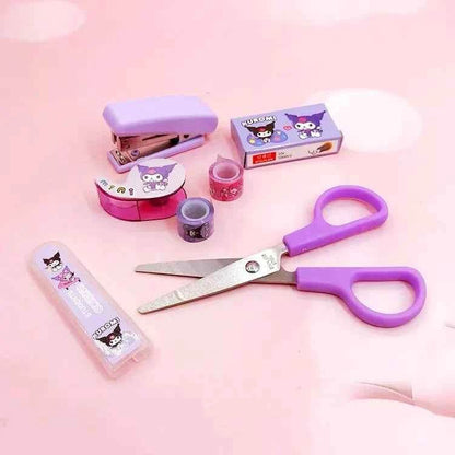 Kuromi Kitty Stationery Set - Fun and Functional Stapler Tape Collection - BON's