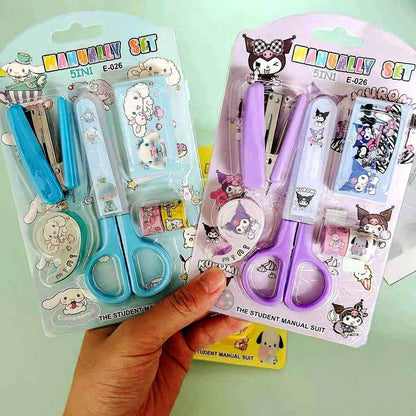 Kuromi Kitty Stationery Set - Fun and Functional Stapler Tape Collection - BON's