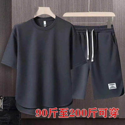 Men's Summer Waffle Knit Set for 2025 - Comfortable and Stylish Short Set - BON's